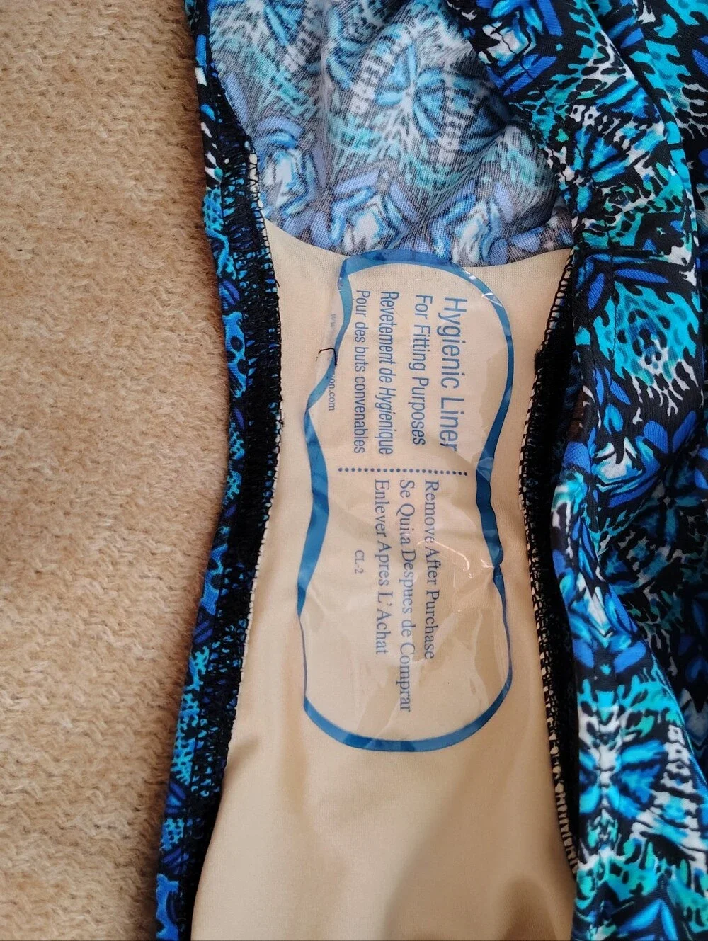 MiracleSuit Women' NWT One Piece Criss Cross Escape Swimsuit Size 16 Mosaic Blue